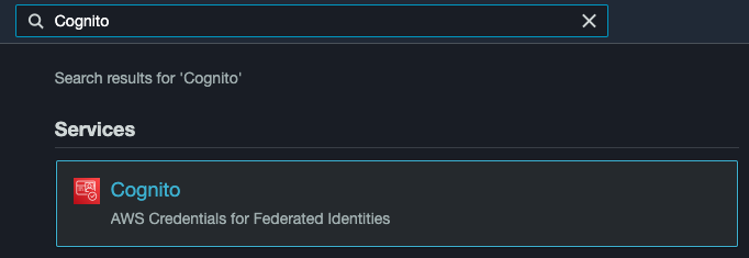 cognito service 