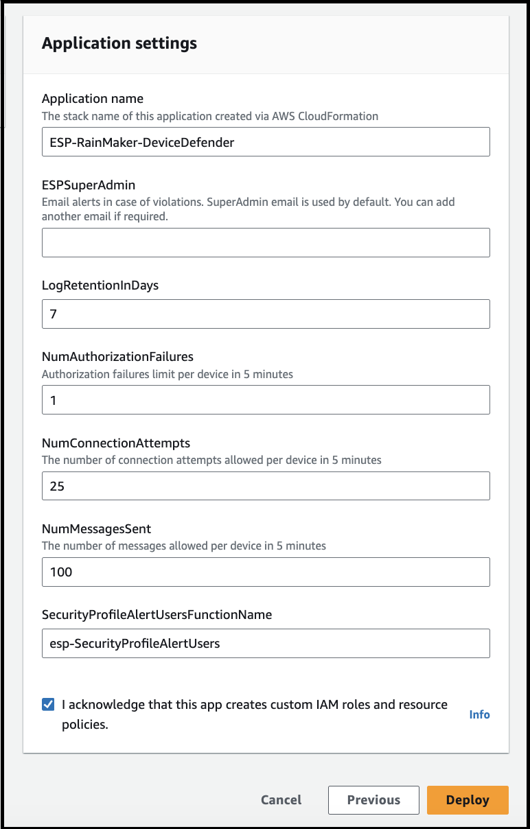 Device Defender SAR 